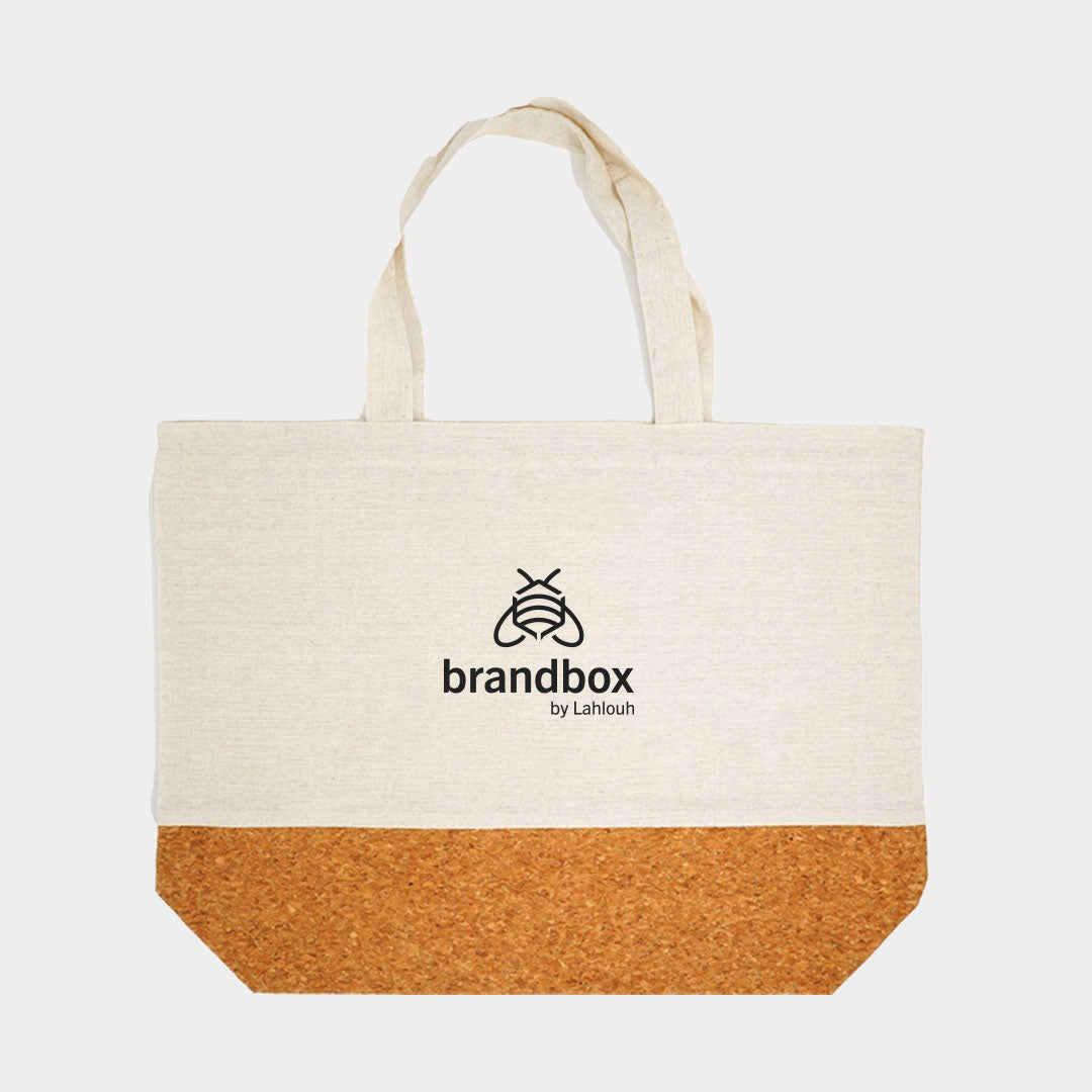 6oz Linen and Cork Tote