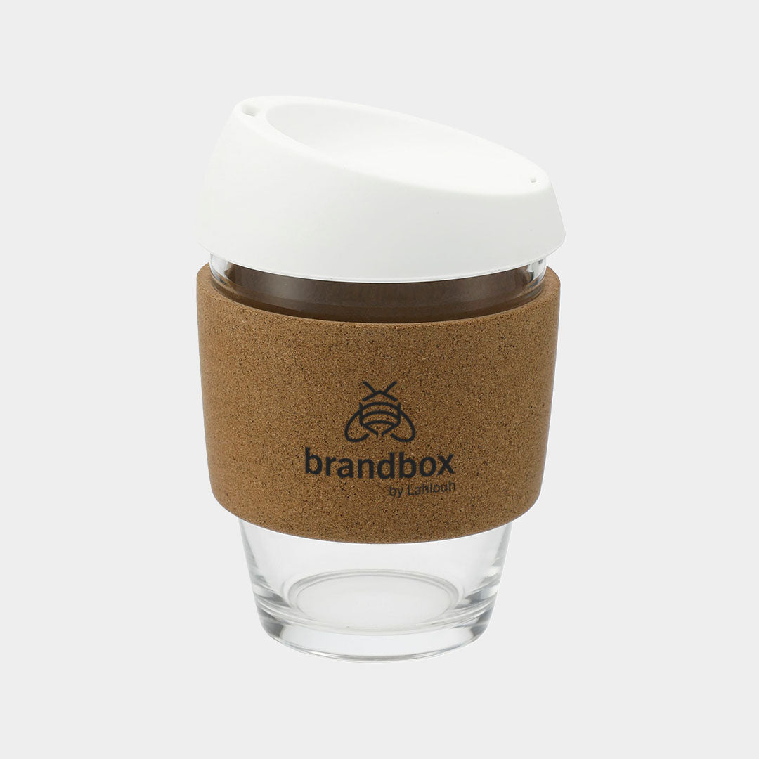 Brooklyn Glass cup with Cork Band 12oz