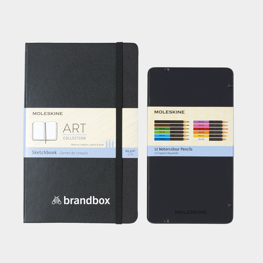 Moleskine® Coloring Kit - Sketchbook and Watercolor Pencils